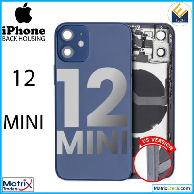 iPhone 12 Mini Back Housing W Small (US Version) - Matrix Traders