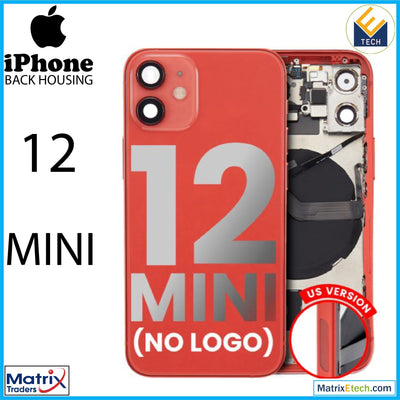 iPhone 12 Mini Back Housing W Small (US Version) - Matrix Traders