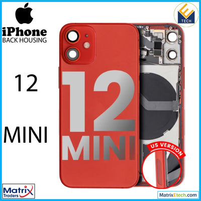 iPhone 12 Mini Back Housing W Small (US Version) - Matrix Traders