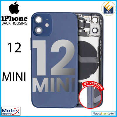 iPhone 12 Mini Back Housing W Small (US Version) - Matrix Traders