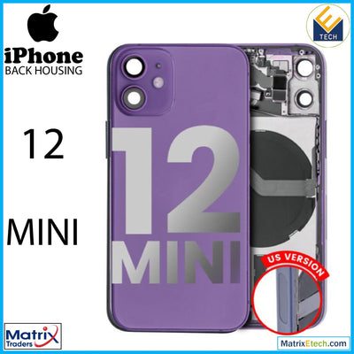 iPhone 12 Mini Back Housing W Small (US Version) - Matrix Traders