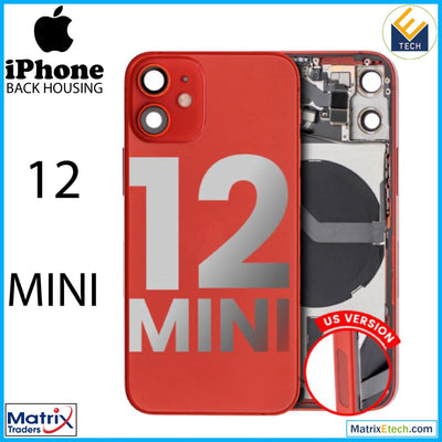 iPhone 12 Mini Back Housing W Small (US Version) - Matrix Traders