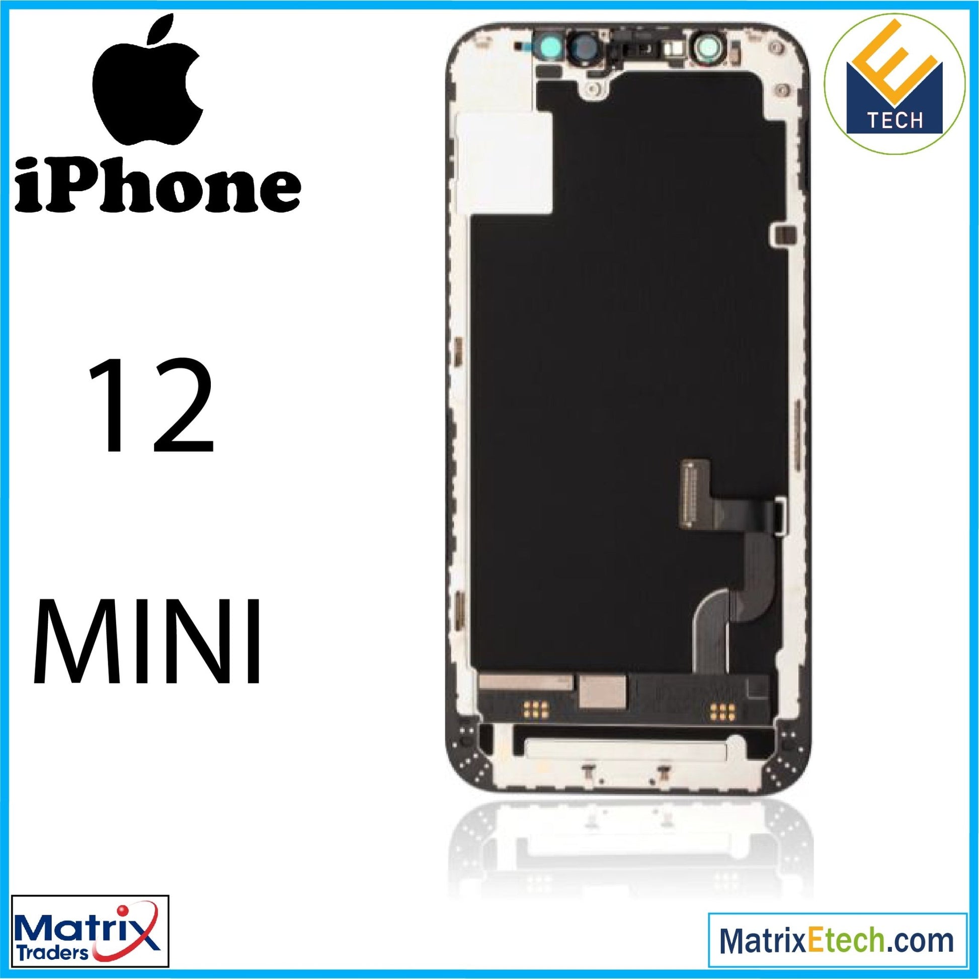 iPhone 12 Mini OLED Assembly (Aftermarket Plus) - Matrix Traders