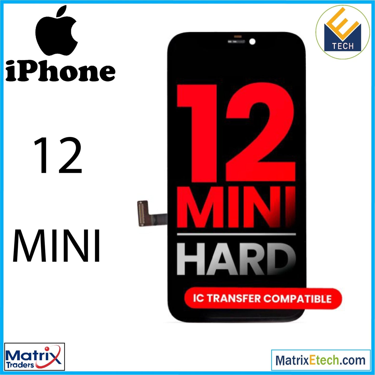 iPhone 12 Mini OLED Assembly (Aftermarket Plus) - Matrix Traders