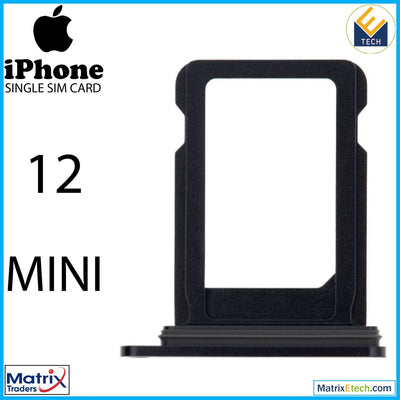 iPhone 12 Mini Single Sim Card Tray (Normal) - Matrix Traders