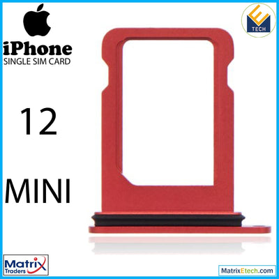 iPhone 12 Mini Single Sim Card Tray (Normal) - Matrix Traders