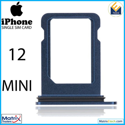 iPhone 12 Mini Single Sim Card Tray (Normal) - Matrix Traders