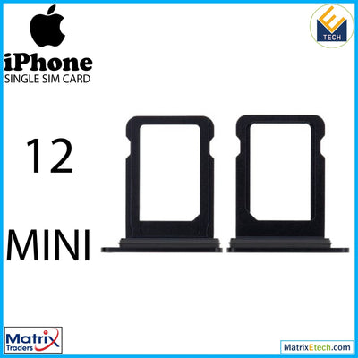 iPhone 12 Mini Single Sim Card Tray (Normal) - Matrix Traders