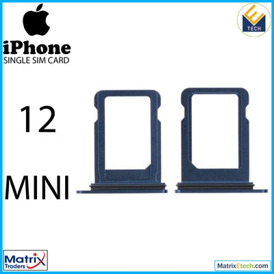 iPhone 12 Mini Single Sim Card Tray (Normal) - Matrix Traders