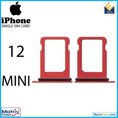 iPhone 12 Mini Single Sim Card Tray (Normal) - Matrix Traders