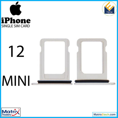 iPhone 12 Mini Single Sim Card Tray (Normal) - Matrix Traders