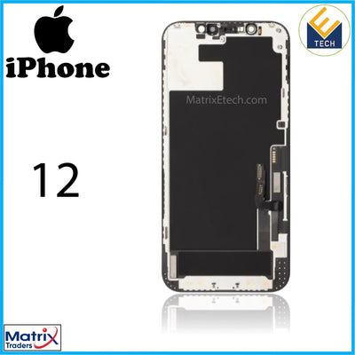 iPhone 12 OLED Assembly (Aftermarket Pro: XO7 Soft). - Matrix Traders