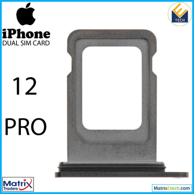 iPhone 12 Pro Dual Sim Card Tray (Normal) - Matrix Traders