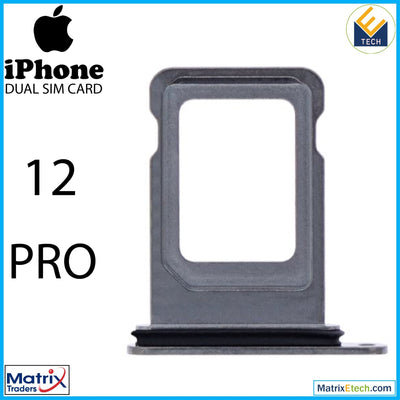 iPhone 12 Pro Dual Sim Card Tray (Normal) - Matrix Traders