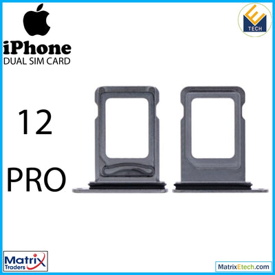 iPhone 12 Pro Dual Sim Card Tray (Normal) - Matrix Traders