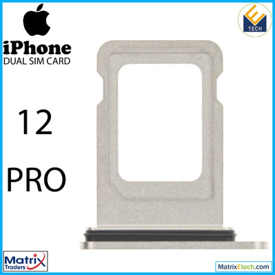 iPhone 12 Pro Dual Sim Card Tray (Normal) - Matrix Traders