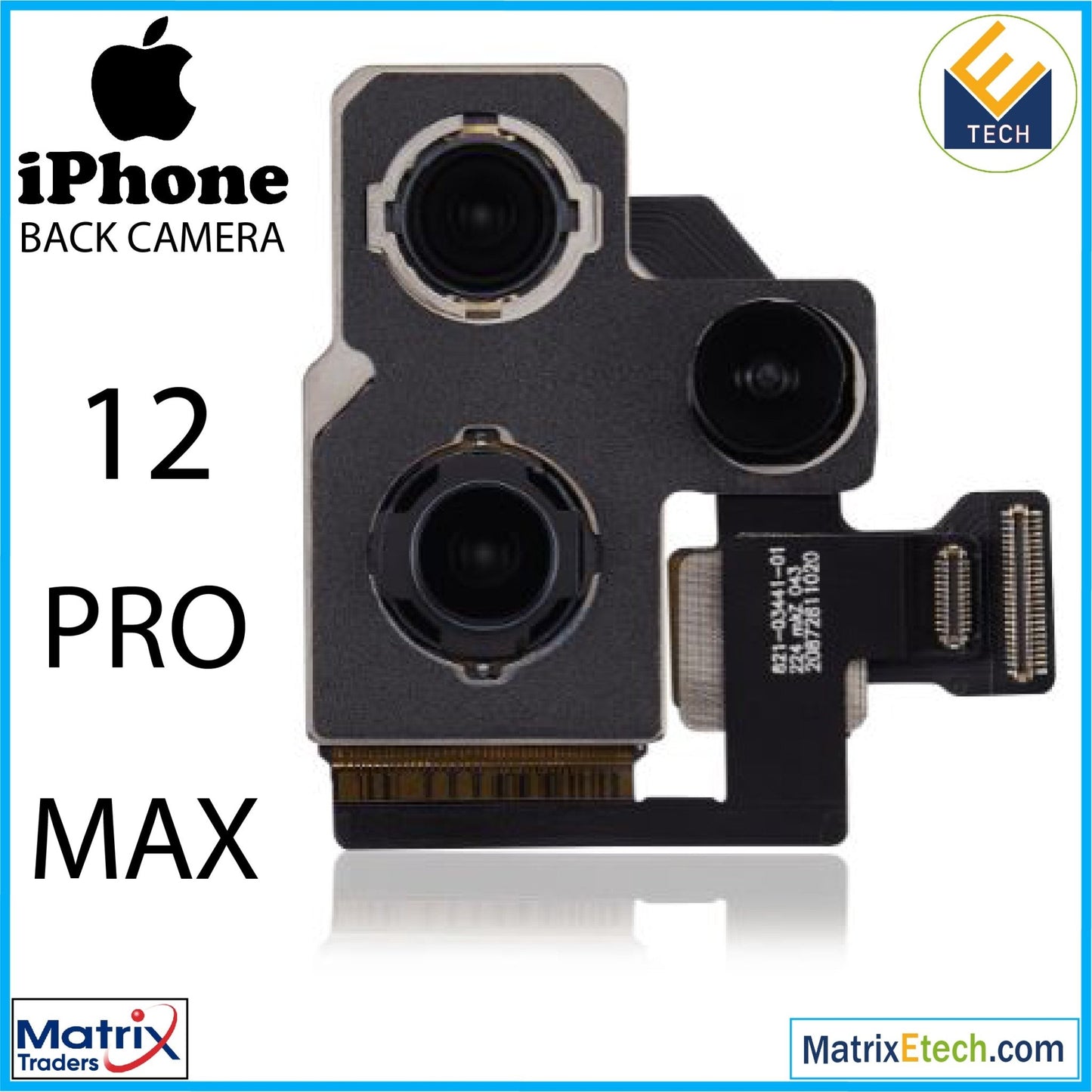 iPhone 12 Pro Max Back Camera (Aftermarket Plus) - Matrix Traders