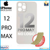 iPhone 12 Pro Max Back Glass With 3M Adhesive (No Logo Large Camera Hole) - Matrix Traders