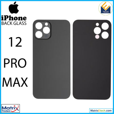 iPhone 12 Pro Max Back Glass With 3M Adhesive (Normal) - Matrix Traders