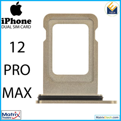 iPhone 12 Pro Max Dual Sim Card Tray (Normal) - Matrix Traders