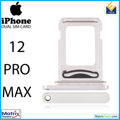 iPhone 12 Pro Max Dual Sim Card Tray (Normal) - Matrix Traders