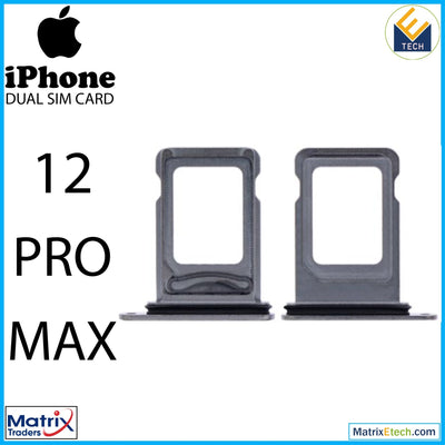 iPhone 12 Pro Max Dual Sim Card Tray (Normal) - Matrix Traders