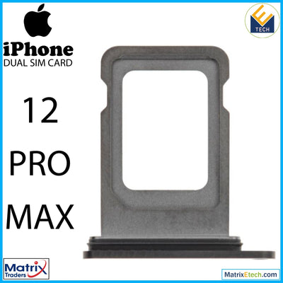 iPhone 12 Pro Max Dual Sim Card Tray (Normal) - Matrix Traders