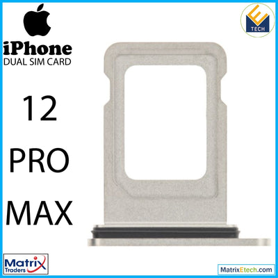 iPhone 12 Pro Max Dual Sim Card Tray (Normal) - Matrix Traders