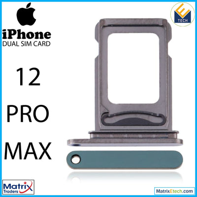 iPhone 12 Pro Max Dual Sim Card Tray (Normal) - Matrix Traders