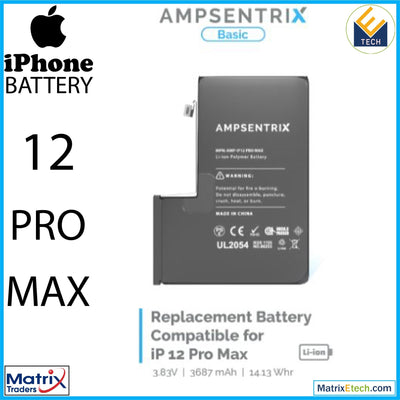 iPhone 12 Pro Max Replacement Battery - Matrix Traders