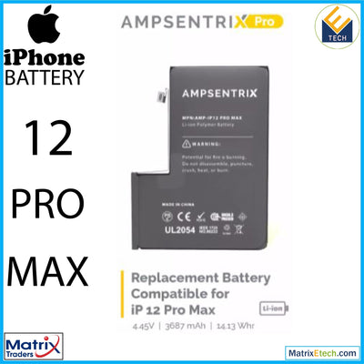 iPhone 12 Pro Max Replacement Battery - Matrix Traders