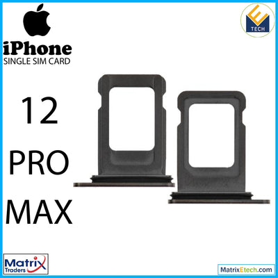 iPhone 12 Pro Max Single Sim Card Tray (Normal) - Matrix Traders