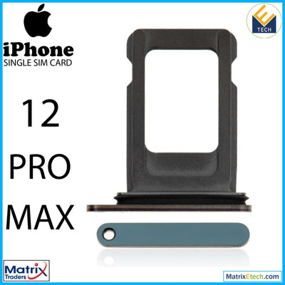 iPhone 12 Pro Max Single Sim Card Tray (Normal) - Matrix Traders