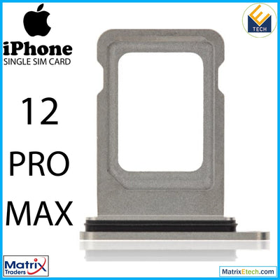 iPhone 12 Pro Max Single Sim Card Tray (Normal) - Matrix Traders