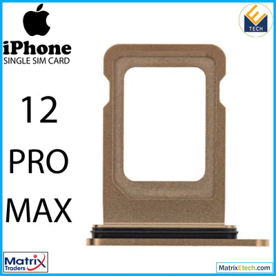 iPhone 12 Pro Max Single Sim Card Tray (Normal) - Matrix Traders