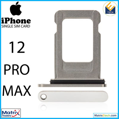 iPhone 12 Pro Max Single Sim Card Tray (Normal) - Matrix Traders