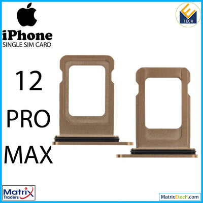 iPhone 12 Pro Max Single Sim Card Tray (Normal) - Matrix Traders