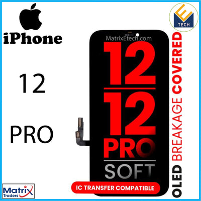 iPhone 12 Pro OLED Assembly (Aftermarket Pro: XO7 Soft). - Matrix Traders