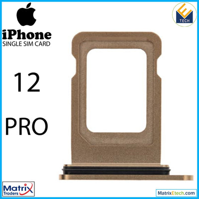 iPhone 12 Pro Single Sim Card Tray (Normal) - Matrix Traders