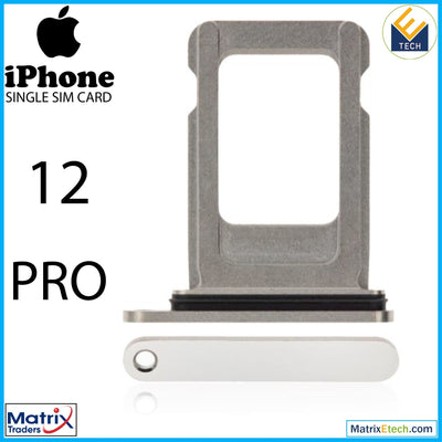 iPhone 12 Pro Single Sim Card Tray (Normal) - Matrix Traders