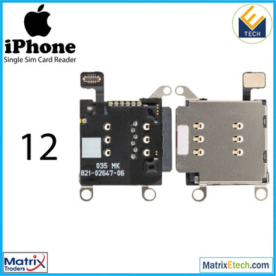 iPhone 12 Single Sim Card Reader (Normal) - Matrix Traders