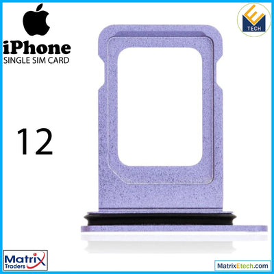 iPhone 12 Single Sim Card Tray (Normal) - Matrix Traders