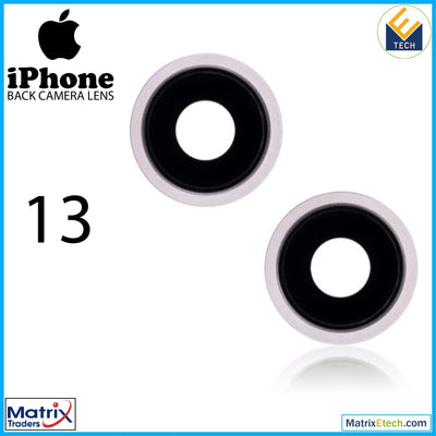 iPhone 13 Back Camera Lens With Bracket & Bezel ( 2 Piece) - Matrix Traders