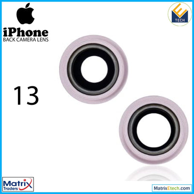 iPhone 13 Back Camera Lens With Bracket & Bezel ( 2 Piece) - Matrix Traders