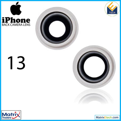 iPhone 13 Back Camera Lens With Bracket & Bezel (2 Piece) - Matrix Traders