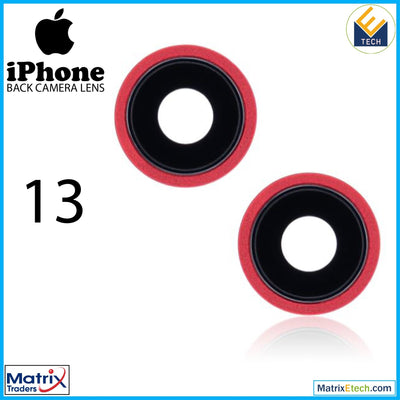 iPhone 13 Back Camera Lens With Bracket & Bezel ( 2 Piece) - Matrix Traders