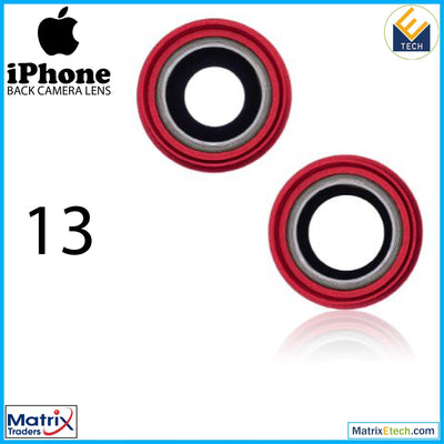 iPhone 13 Back Camera Lens With Bracket & Bezel (2 Piece) - Matrix Traders