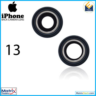 iPhone 13 Back Camera Lens With Bracket & Bezel (2 Piece) - Matrix Traders