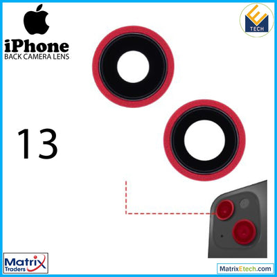 iPhone 13 Back Camera Lens With Bracket & Bezel (2 Piece) - Matrix Traders