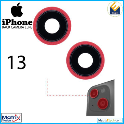 iPhone 13 Back Camera Lens With Bracket & Bezel ( 2 Piece) - Matrix Traders